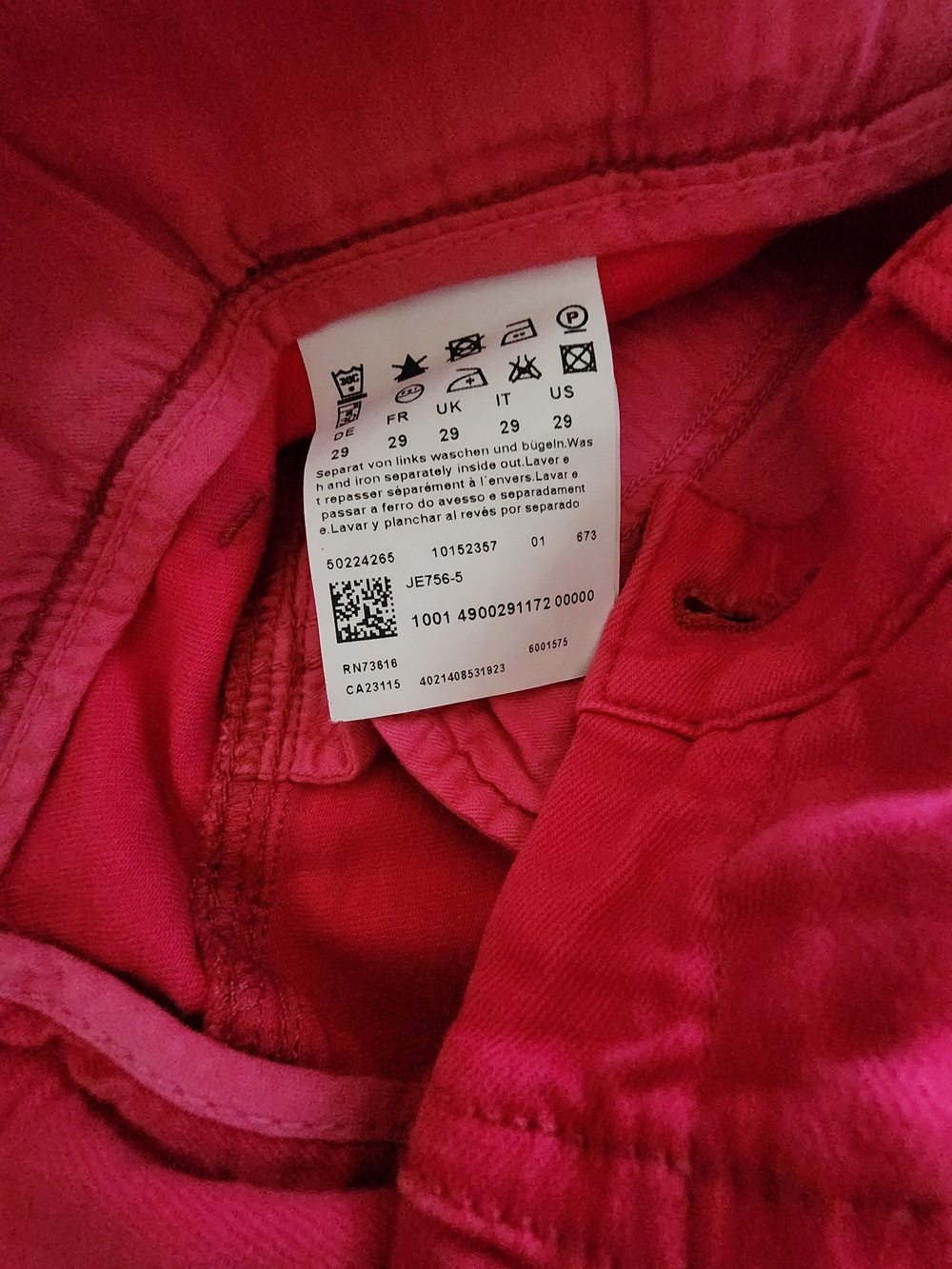 Hugo Boss Vibrant Fuchsia Pink Skinny Jeans - Size 29 - Picture 4 of 7